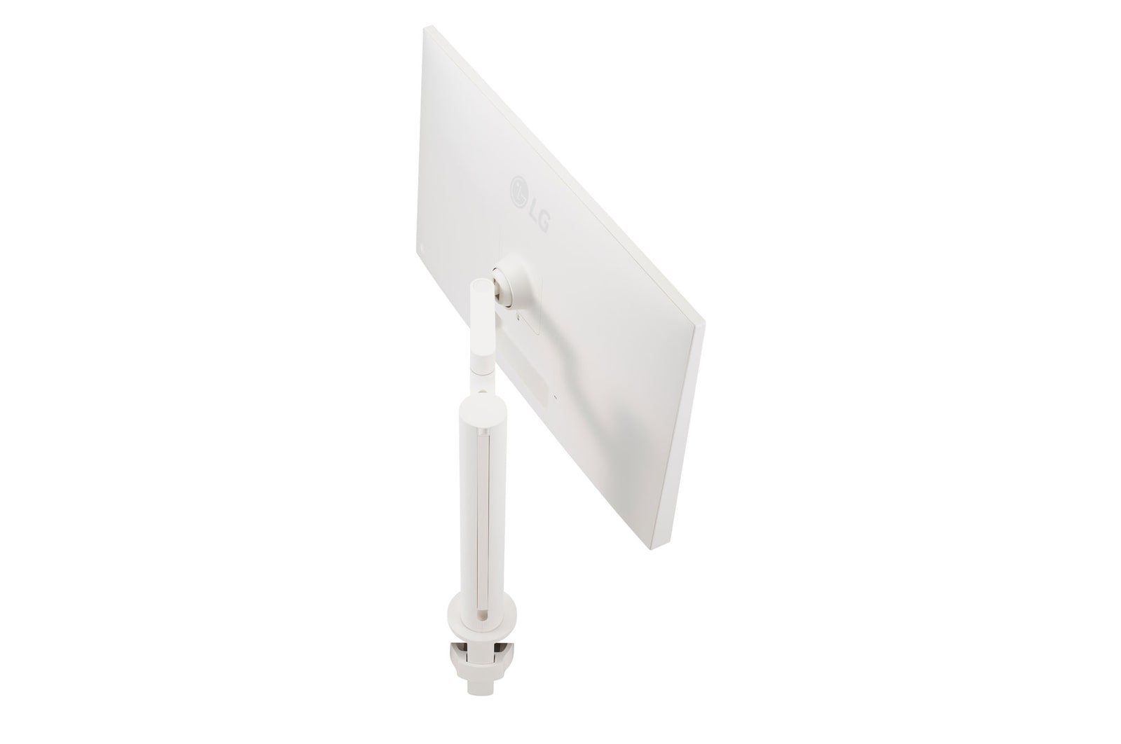 prospettiva posteriore del monitor ruotato di +70 gradi