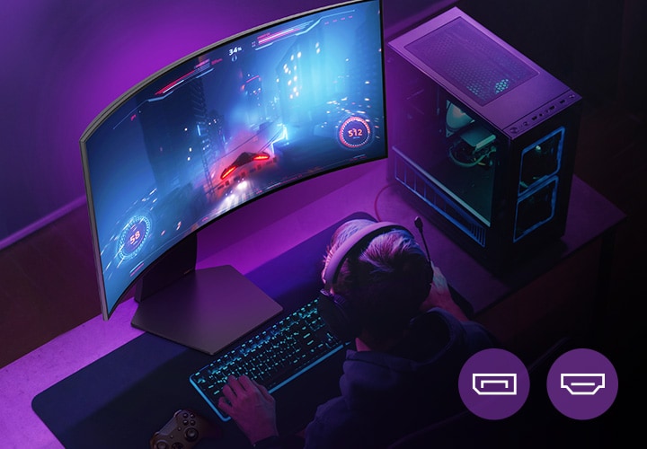 QHD OLED@240Hz da HDMI 2.1 e DP.