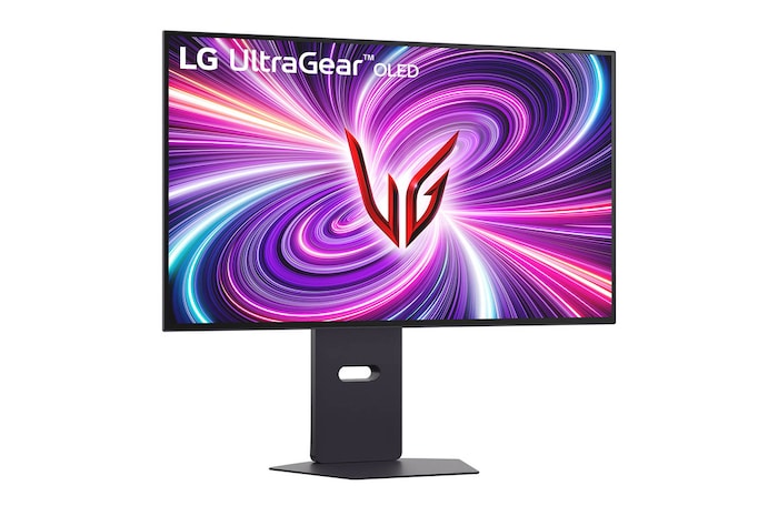Vista di lato Monitor Gaming 32GS95UV-B