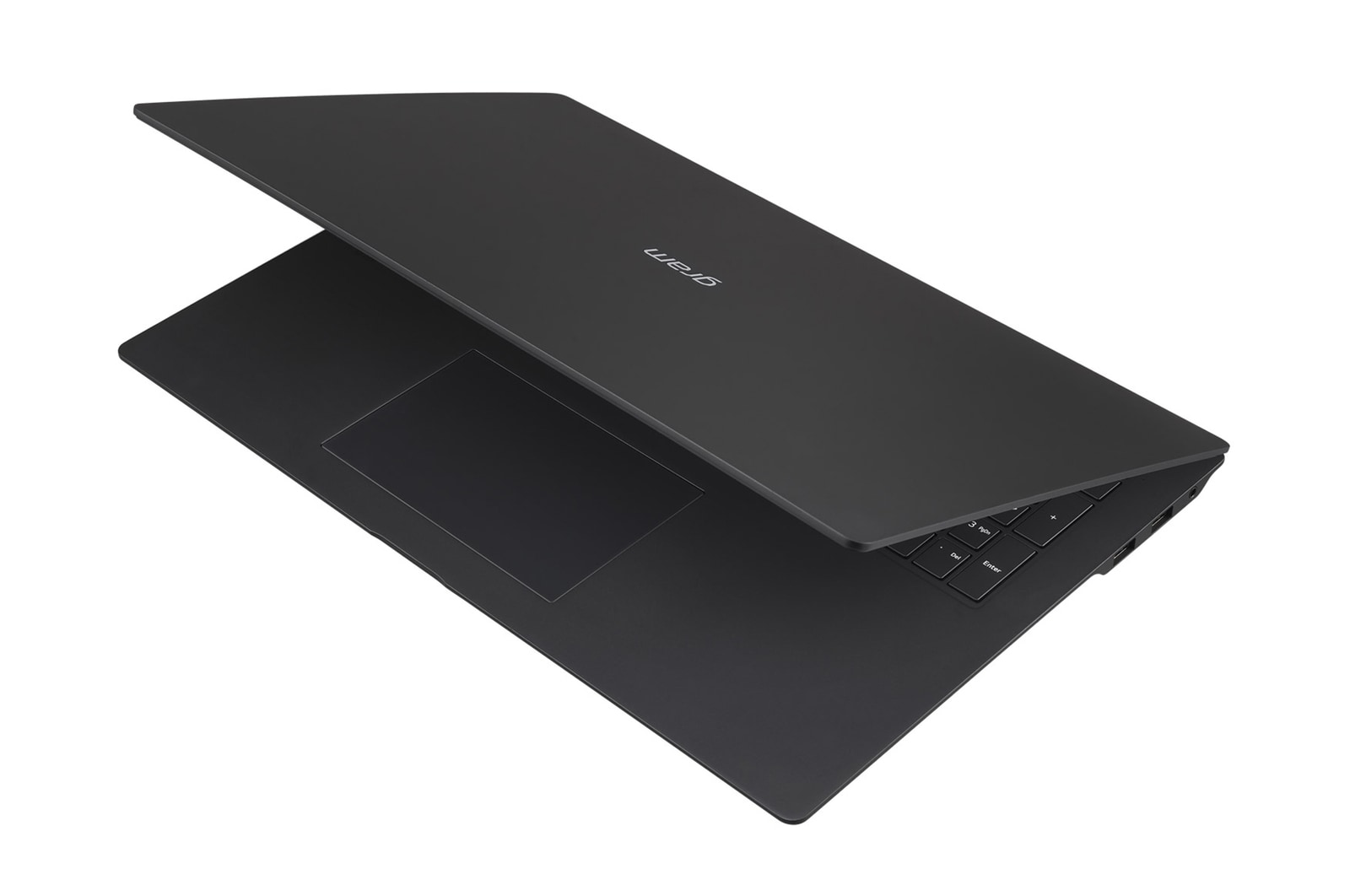 Left side view and cover closed