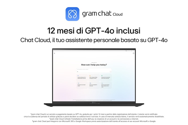 Chat Cloud, il tuo assistente personale basato su GPT-4o