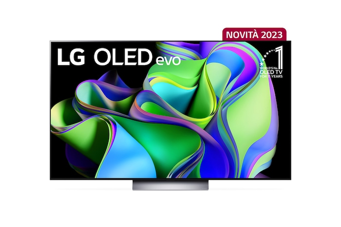 LG TV OLED evo | Serie C3 65'' | 4K, α9 Gen6, Brightness Booster, 40W, 4 HDMI con VRR, G-Sync, Wi-Fi 5, Smart TV WebOS 23, OLED65C35LA