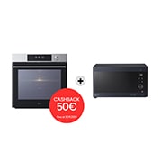 LG Offerta Kit: Forno InstaView 76L Classe A+ e Microonde NeoChef 25 litri 1000W, WSED7612S.MH6565