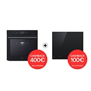 LG Offerta Kit: Forno 100% vapore InstaView 76L Classe A++ e Piano induzione 60cm, Potenza 2,5 ~ 7,4kW, WSED7667M.CBIZ7