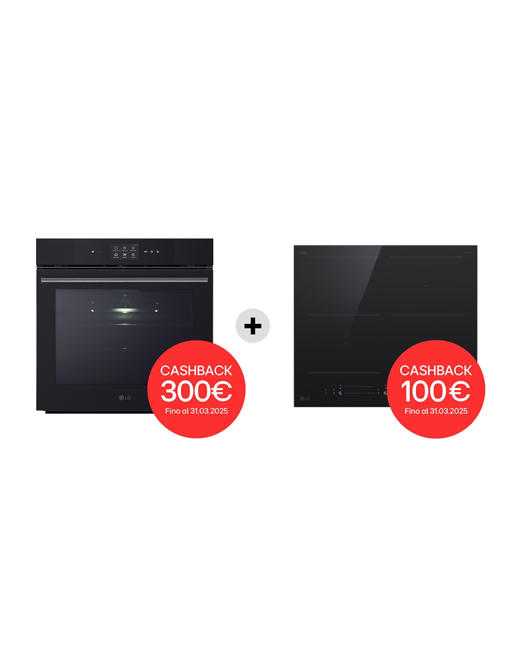 Forno + Piano induzione Cashback