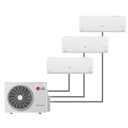 LG Offerta Kit Esclusivo: MU3R19.U23 + DUALCOOL Libero Smart Climatizzatore Inverter 9000 BTU, Wi-Fi ThinQ®, Riscaldamento, Comfort Air + DUALCOOL Libero Smart Climatizzatore Inverter 12000 BTU, Wi-Fi ThinQ®, Riscaldamento, Comfort Air, 3LIBERO9912.MULTI