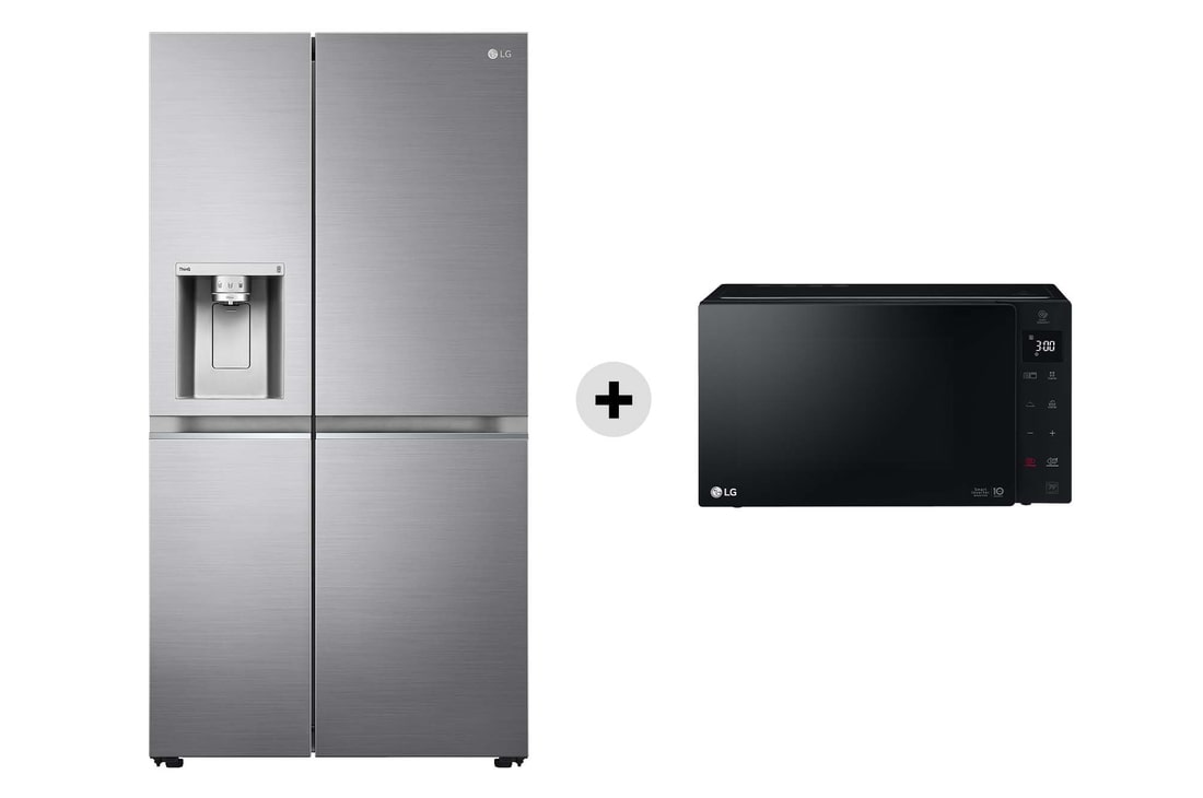 Kit esclusivo frigorifero e microonde GSLV90PZAD.MHGDS