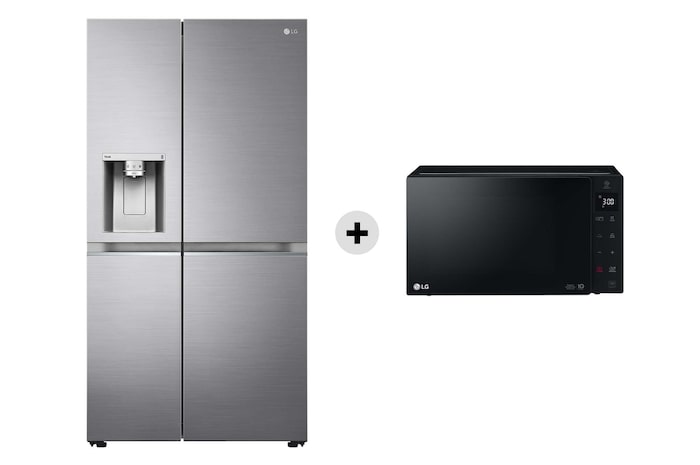 Kit esclusivo frigorifero e microonde GSLV90PZAD.MHGDS