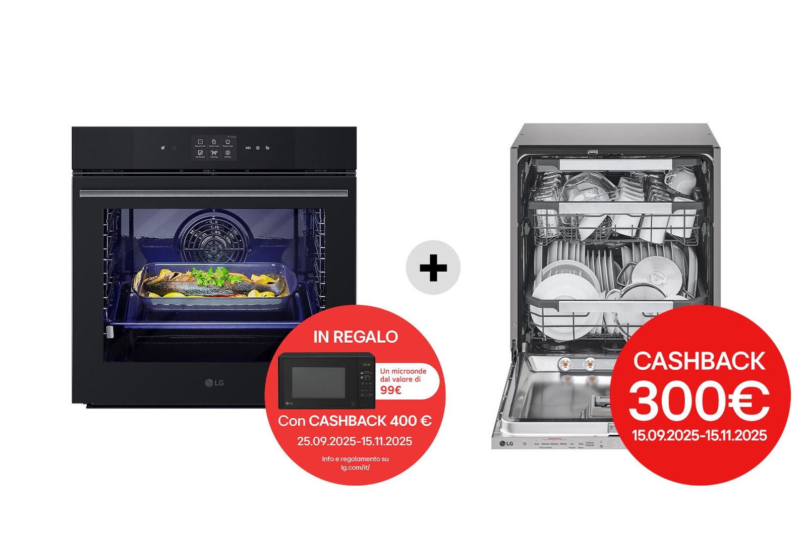 Foto frontale forno e lavastoviglie WSED7667M.DB597