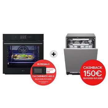 Foto frontale forno + Lavastoviglie WSED7667M.DB475