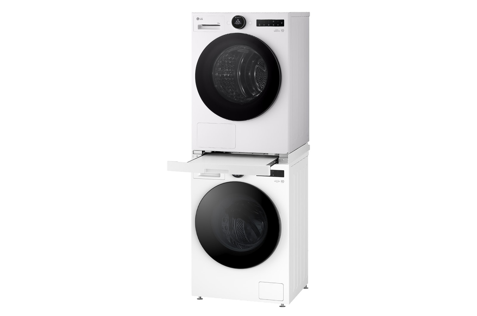 LG Kit di giunzione per colonna bucato con ripiano estraibile, DSTWH