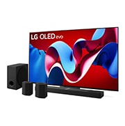 Foto frontale TV e Soundbar OLED83C43.S95TR