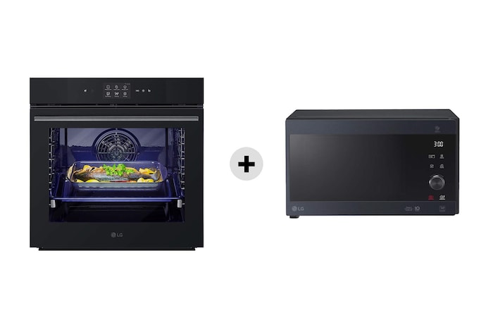 Foto frontale forno + Microonde WSED7667M.MH6565