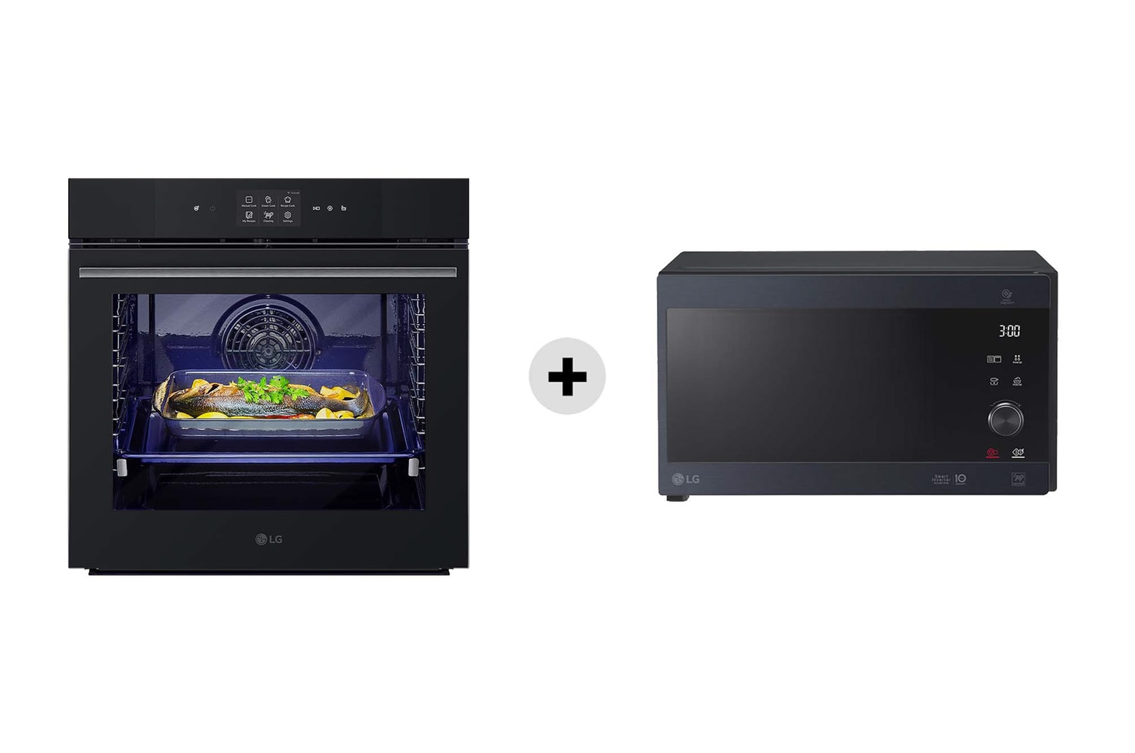 Foto frontale forno + Microonde WSED7667M.MH6565