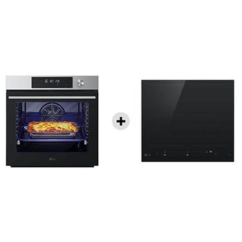 Foto frontale forno + piano cottura WSED7613S.CBIZ7