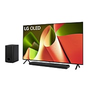Immagine del TV OLED evo serie B4 e della soundbar S77TY