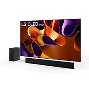 Immagine del TV OLED evo serie G4 e della soundbar SG10TY