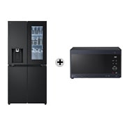 LG Offerta Kit Esclusivo: Frigorifero Multidoor Slim InstaView Classe E + Microonde NeoChef 25 litri, potenza 1000W , GMG860EPBE.MH6565