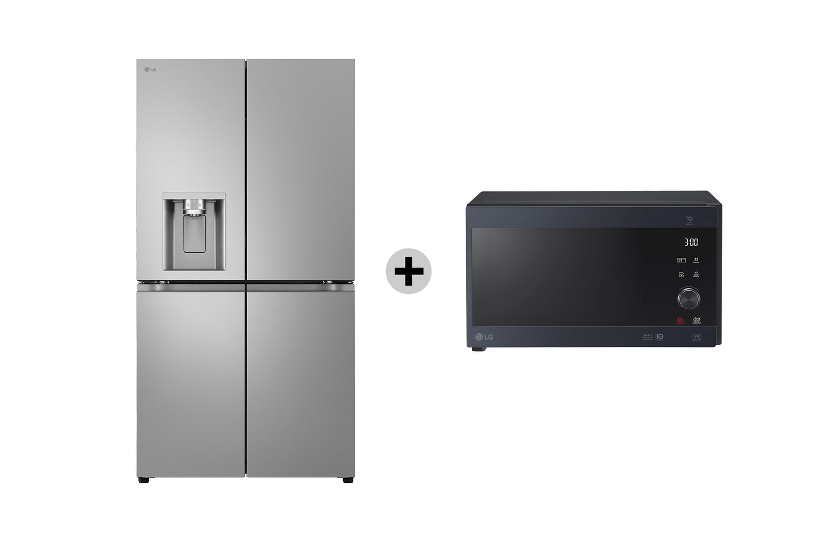 LG Offerta Kit Esclusivo: Frigorifero Multidoor Classe E, 641L + Microonde NeoChef 25 litri, potenza 1000W, GML960PYBE.MH6565