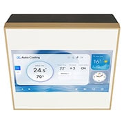 LG Condizionatore monosplit ARTCOOL Gallery LCD | 9000 BTU | Raffrescamento, Riscaldamento, Flusso aria 3D, Wi-Fi, A09GA2