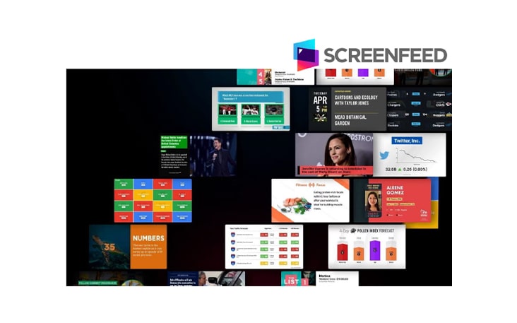 Screenfeedウェブサイトのページを表示