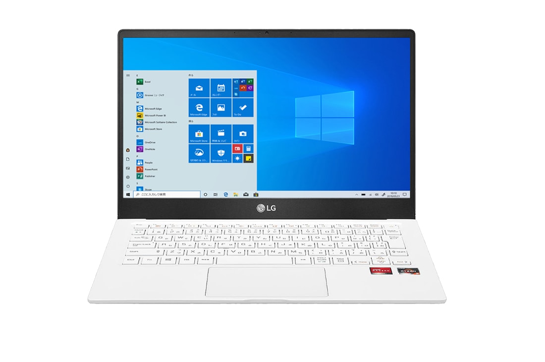 アプライド限定/Windows 10 Home (64bit)/13.3インチ/AMD Ryzen™ 3/980g/最大15.5時間駆動/メモリ  8GB SSD 256GB - 13U70P-GR32J | LG JP