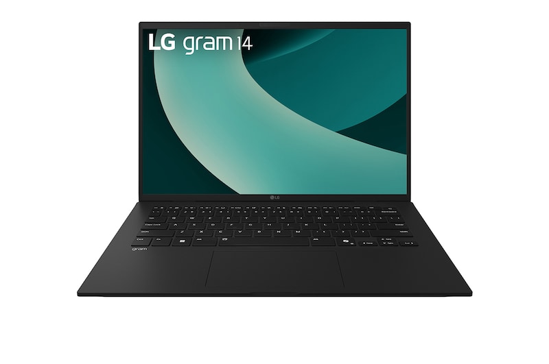 キーボードとスタイラスペン付きの前面図