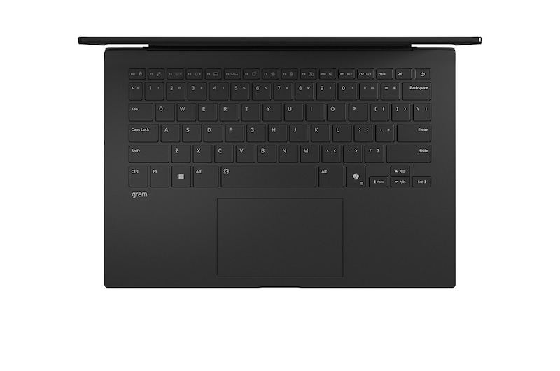 キーボードを上から見た図