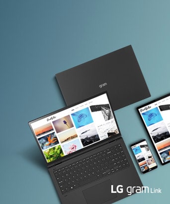 LG gram Link - iOSやAndroidなど、さまざまなデバイスに接続。
