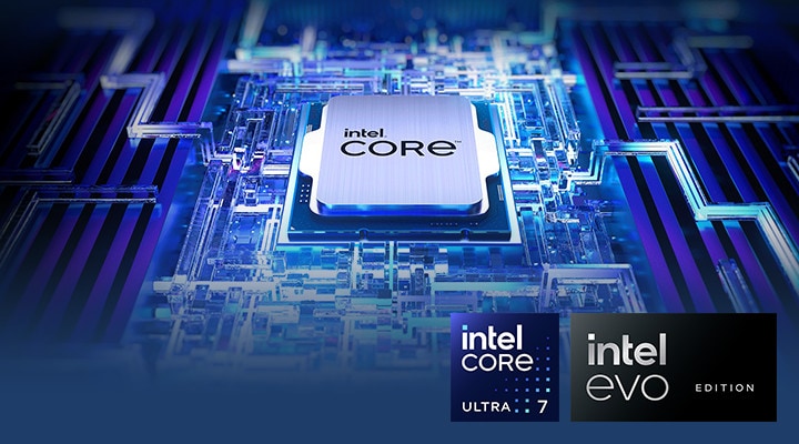 evo認証の最新Intel® Core™ Ultra 7プロセッサー。