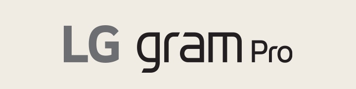 LG gram Proロゴ。