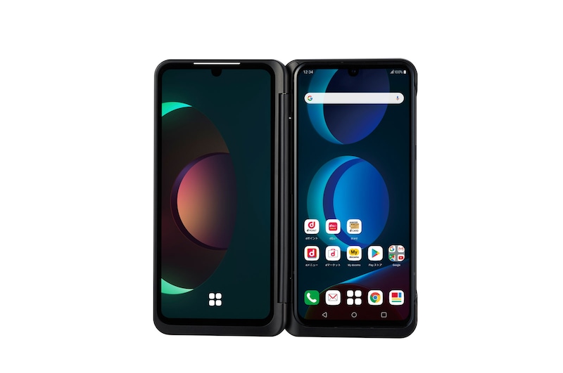 LG 2画面に変身。2倍広がり可能性無限大、5Gスマホ。, L-51A