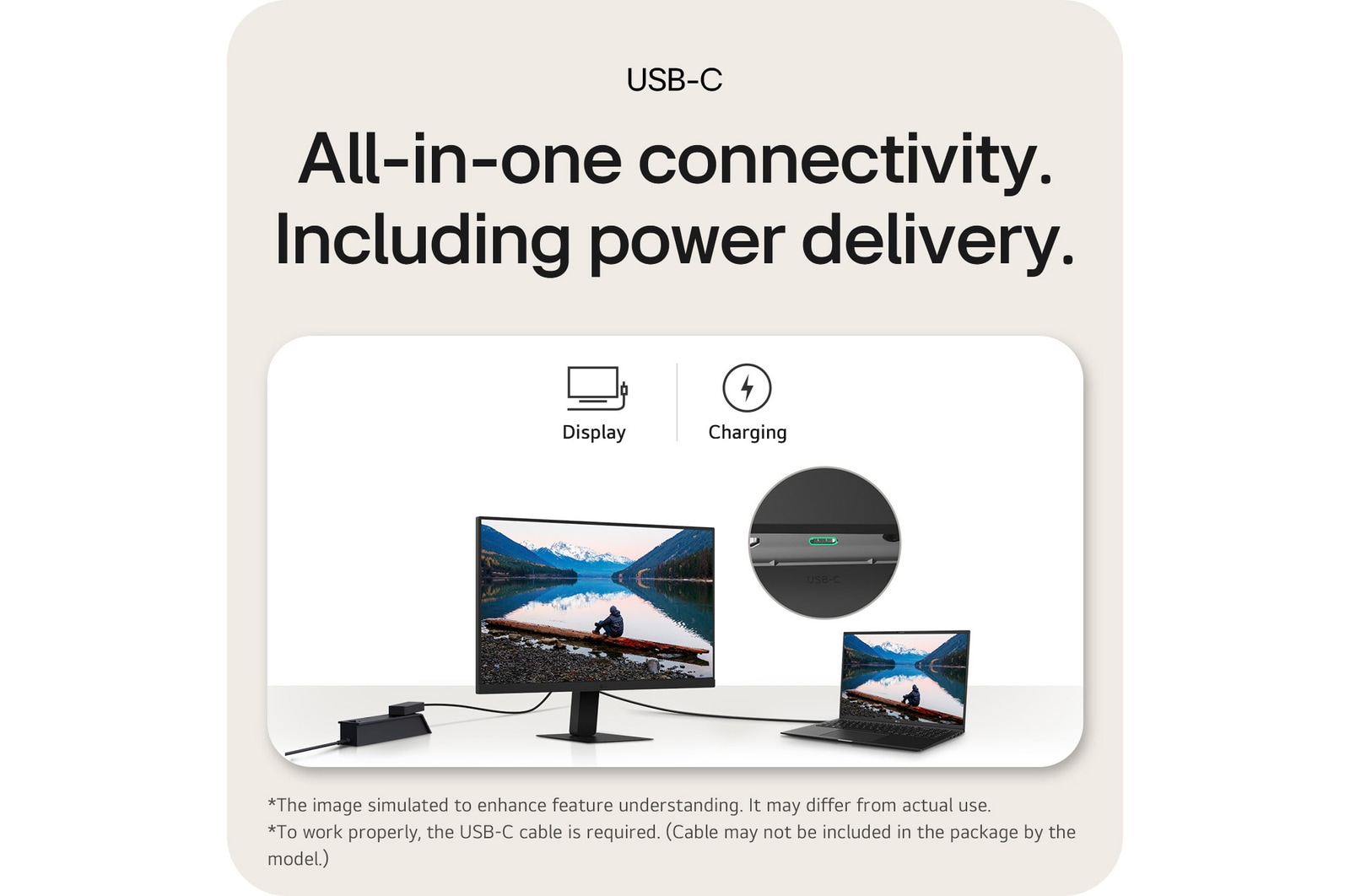 ポートのクローズアップ画像