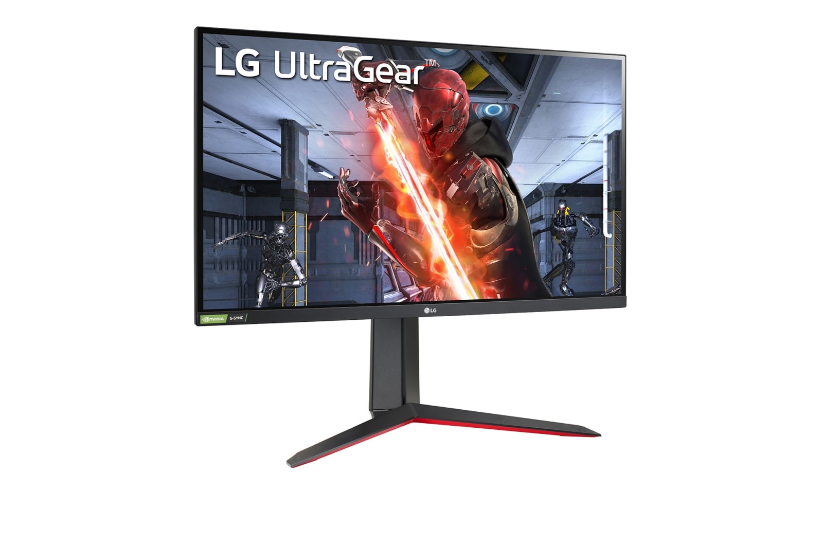 LG 27インチ UltraGear™ FHD IPS 1ms (GTG) ゲーミングモニター, 27GN65R-B