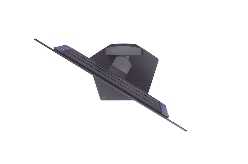 +30°のスイベルモニター上面図