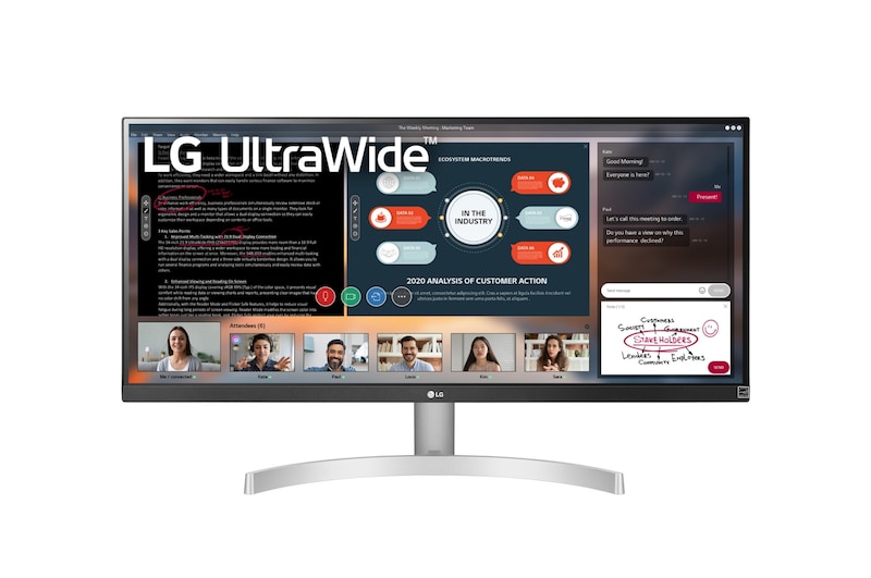 LG 29インチ 21:9ウルトラワイドモニター, 29WN600-W