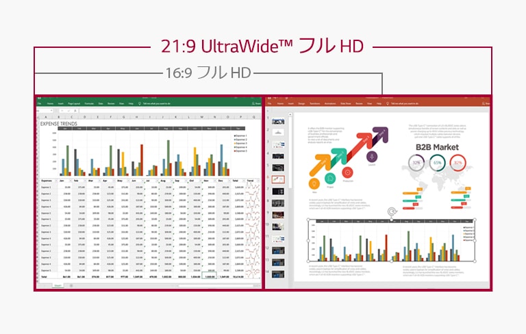 視界が広がる29インチウルトラワイドゲーミングモニター - 29WP60G-B