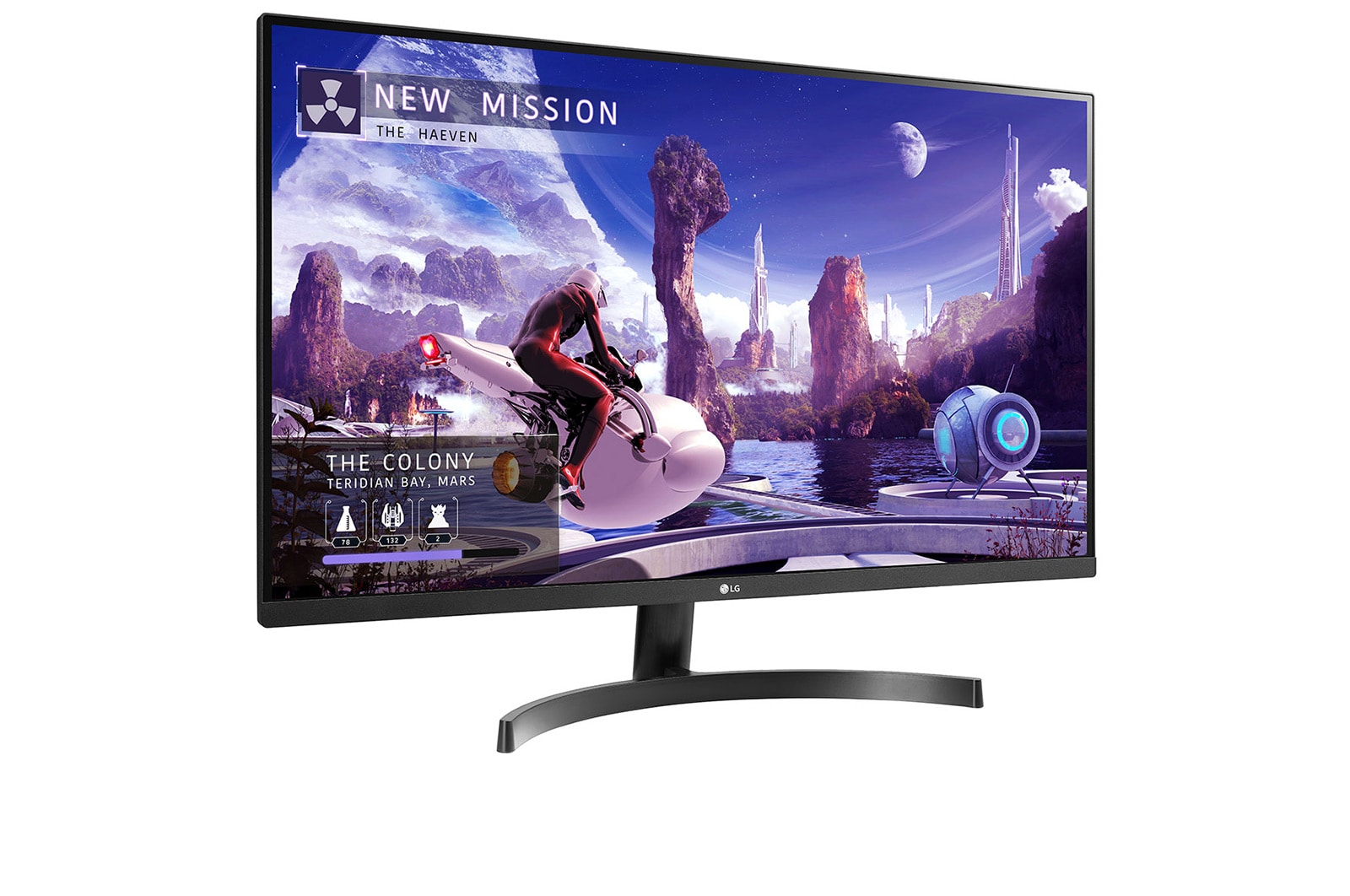 LG AMD FreeSync™ 搭載 31.5 インチ QHD IPS, 32QN600-B