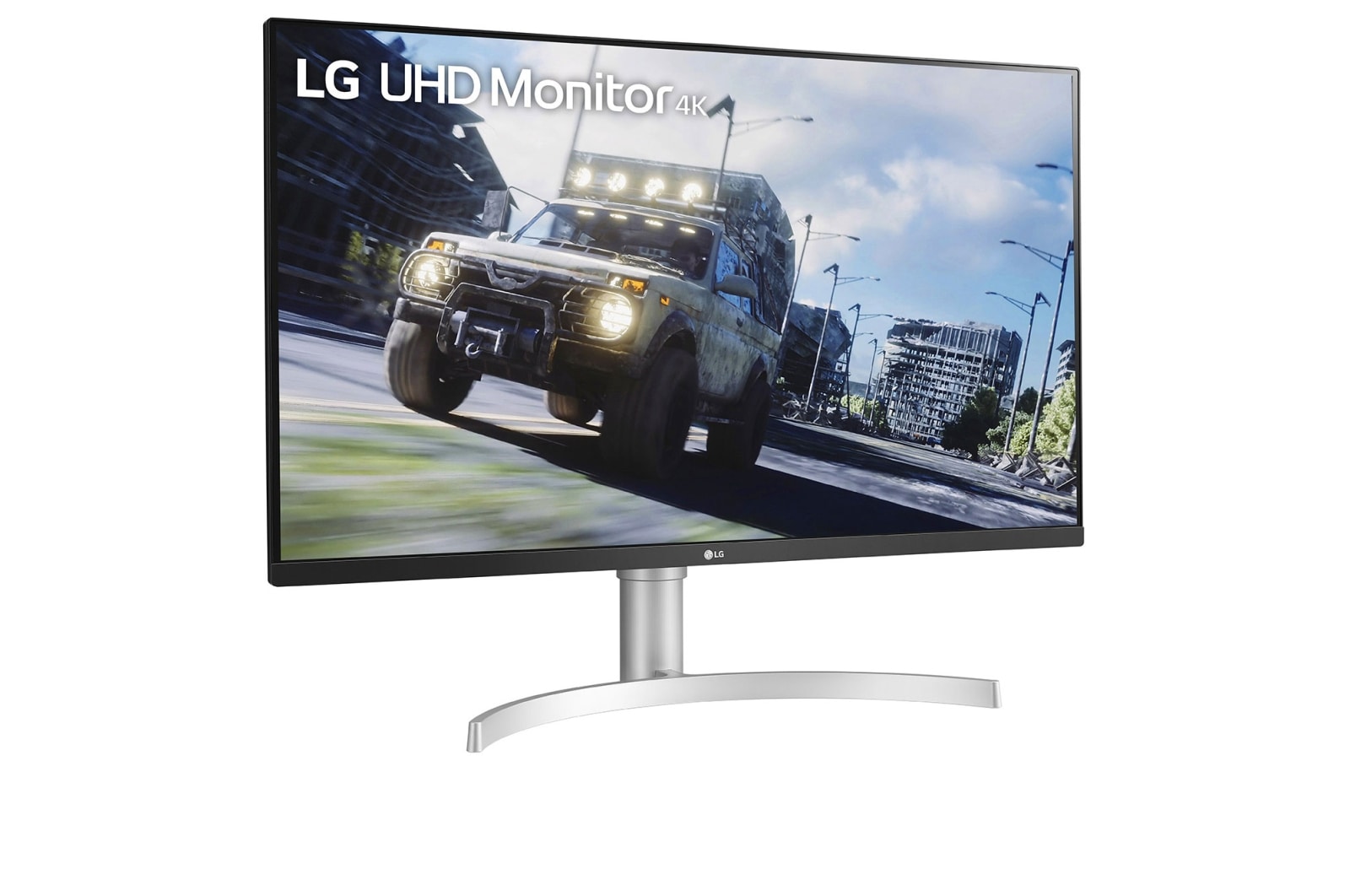 LG 大画面だからさまざまな用途が快適に。31.5インチ 4Kモニター, 32UN550-W