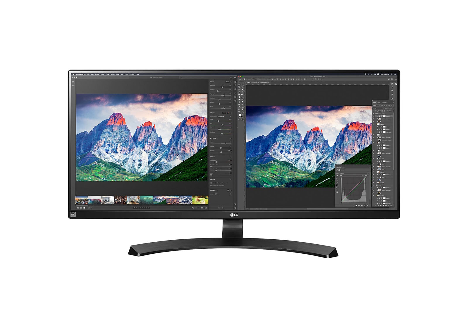 LG 34インチ UltraWide™ QHD (3440 x 1440) IPSモニター, 34WL750-B