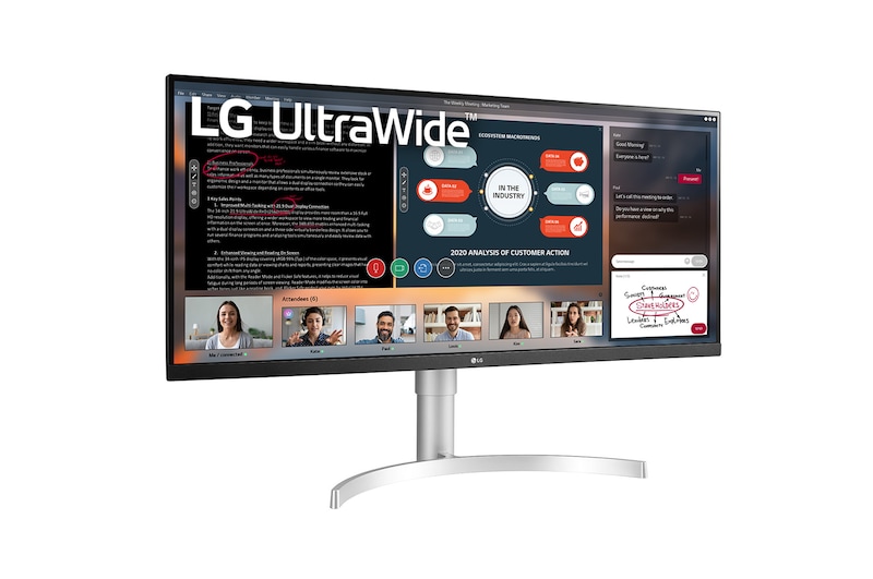 LG 34インチ 21:9ウルトラワイドモニター, 34WN650-W