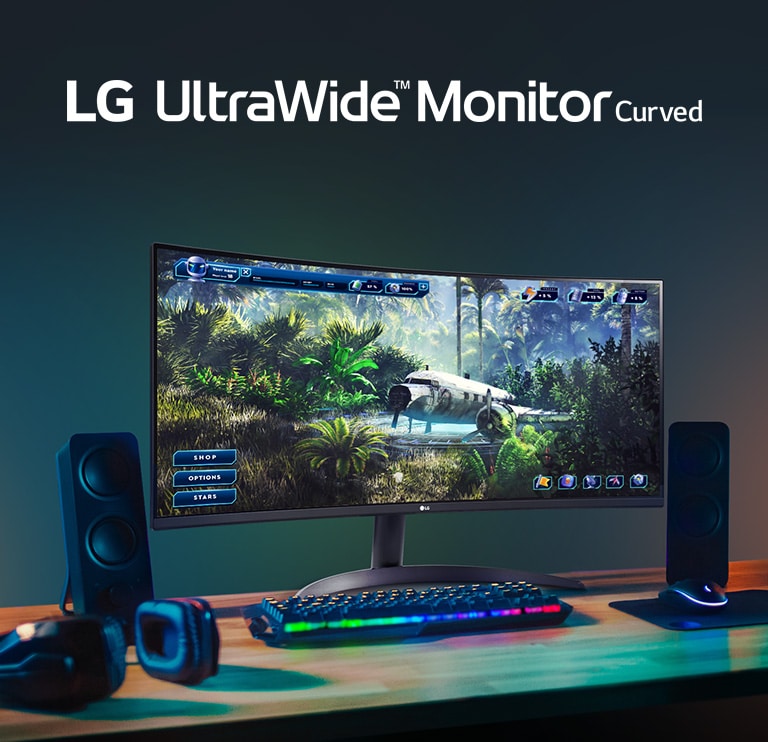 LG ゲーミング モニター UltraGear 34WP60C-B 34インチ