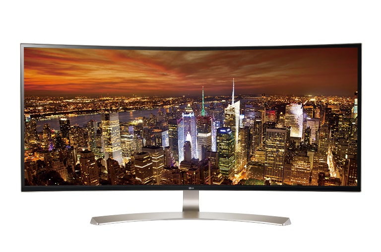 LG 37.5インチ 解像度3840×160021:9 曲面型 ウルトラワイド™モニター, 38UC99-W