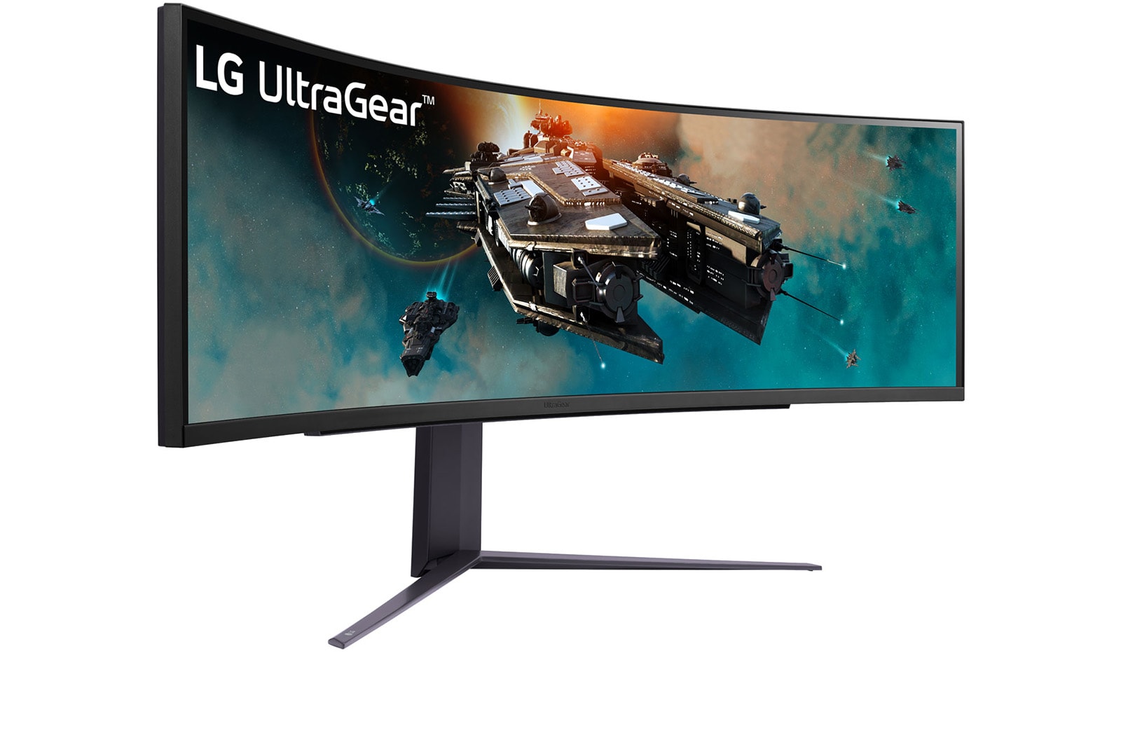 LG 240Hz&1ms(GTG)対応 48.8インチ32:9 5120×1440曲面型ウルトラワイドゲーミングモニター, 49GR85DC-B