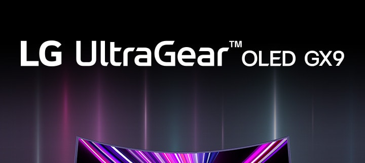 UltraGear™ OLED GX9s ロゴ画像。