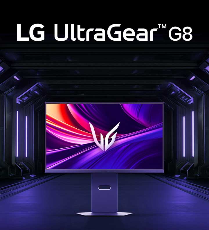 UltraGear™ OLED G8 ロゴ画像。