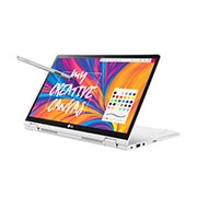 LG 14.0インチ2in1モデル Windows 10 Home 64bit/インテルCore i7/1145g/最大23時間駆動 /ホワイト, 14T990-GA75J