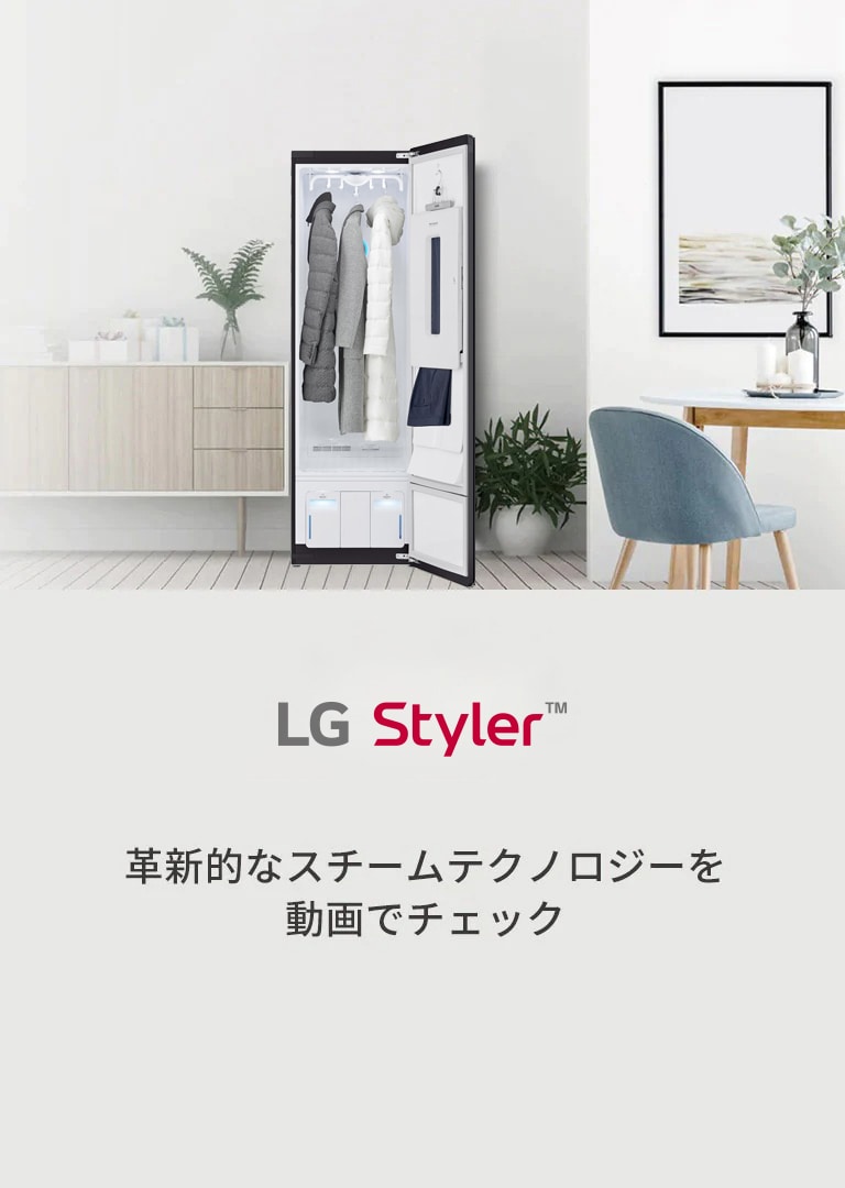 LG styler スタイラー スチーム衣類ケア 衣類乾燥機 ミラー S5MB動作には問題ございません
