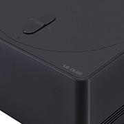 エッジのLG OLEDのロゴを撮影したZero Connect Boxのクローズアップ画像