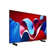 LG OLED evo TV、OLED C4の右向きの側面画像